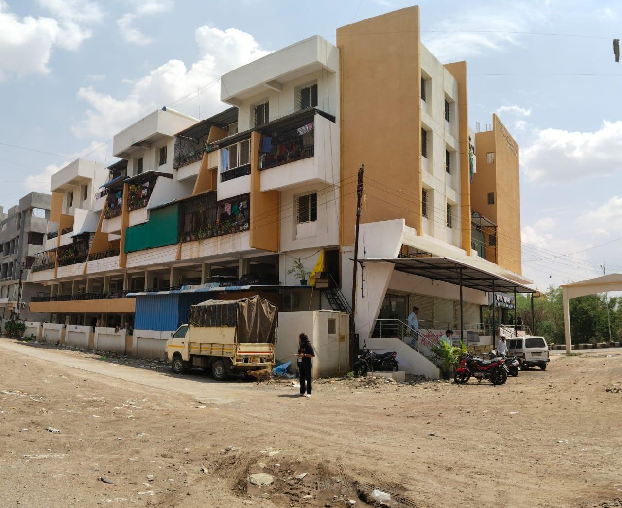 Exterior view of a four-storey residential building at Shrigonda Bypass. (Source: CKA Archives)
