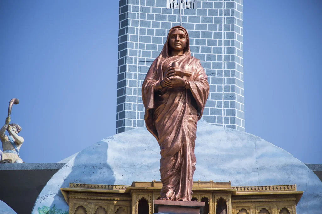 A grand memorial that honors Punyashloka Ahilyadevi Holkar at Chaundi.[1]