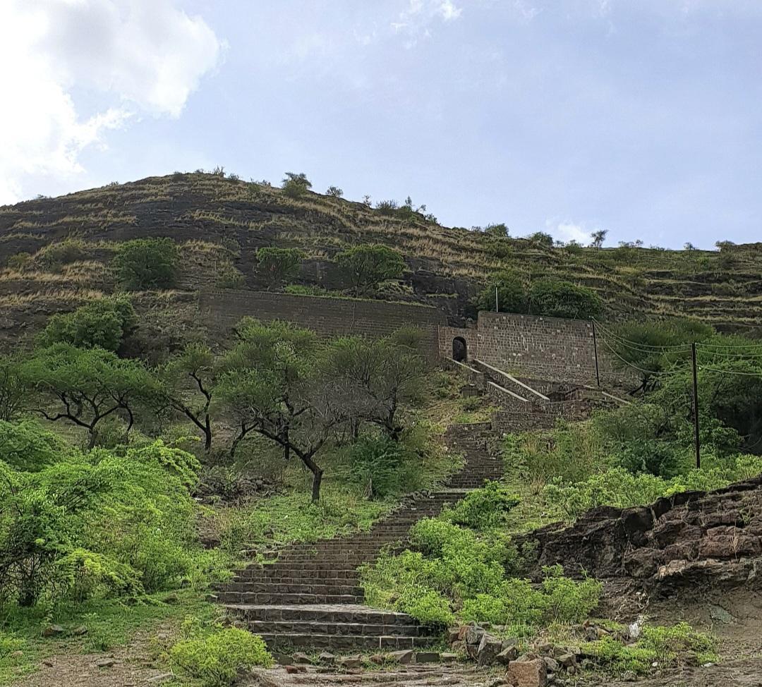 A wider view of the Dhokeshwar Caves at Takli.Source: CKA Archive
