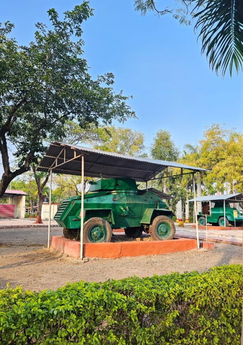 Exhibit of a vintage tank at the Cavalry Tank Museum in Ahilyanagar. (Source: CKA Archives)