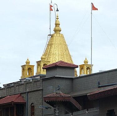 The Sai Baba Samadhi Mandir at Shirdi, Ahilyanagar.[6]