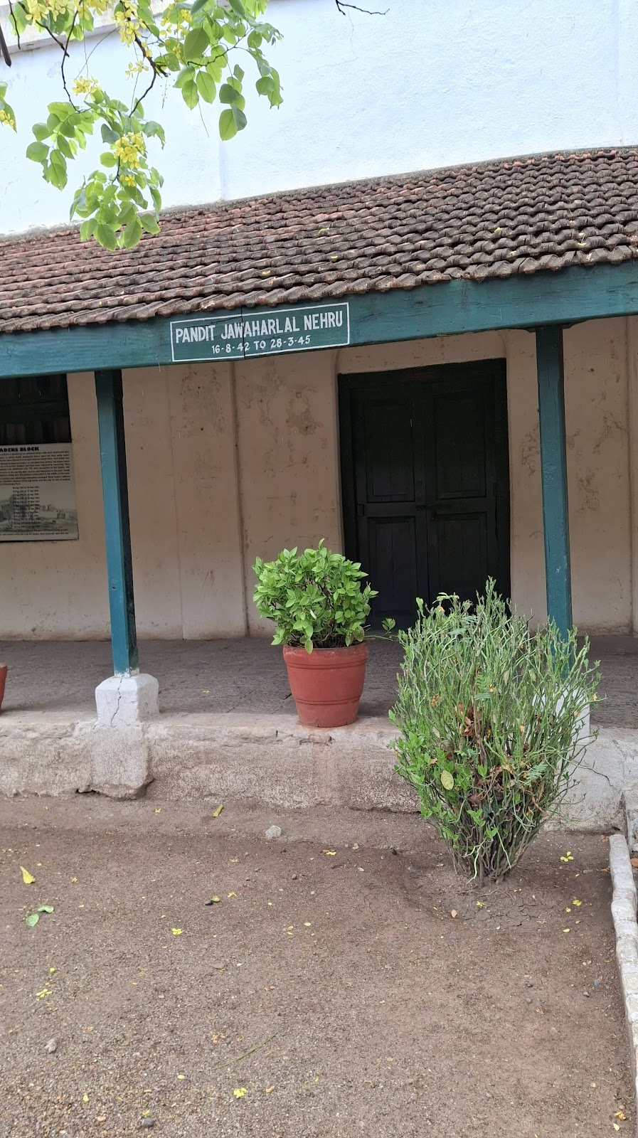The prison rooms of Pandit Jawaharlal Nehru at the Leader’s Block in Ahmednagar fort. (Source: CKA Archives)