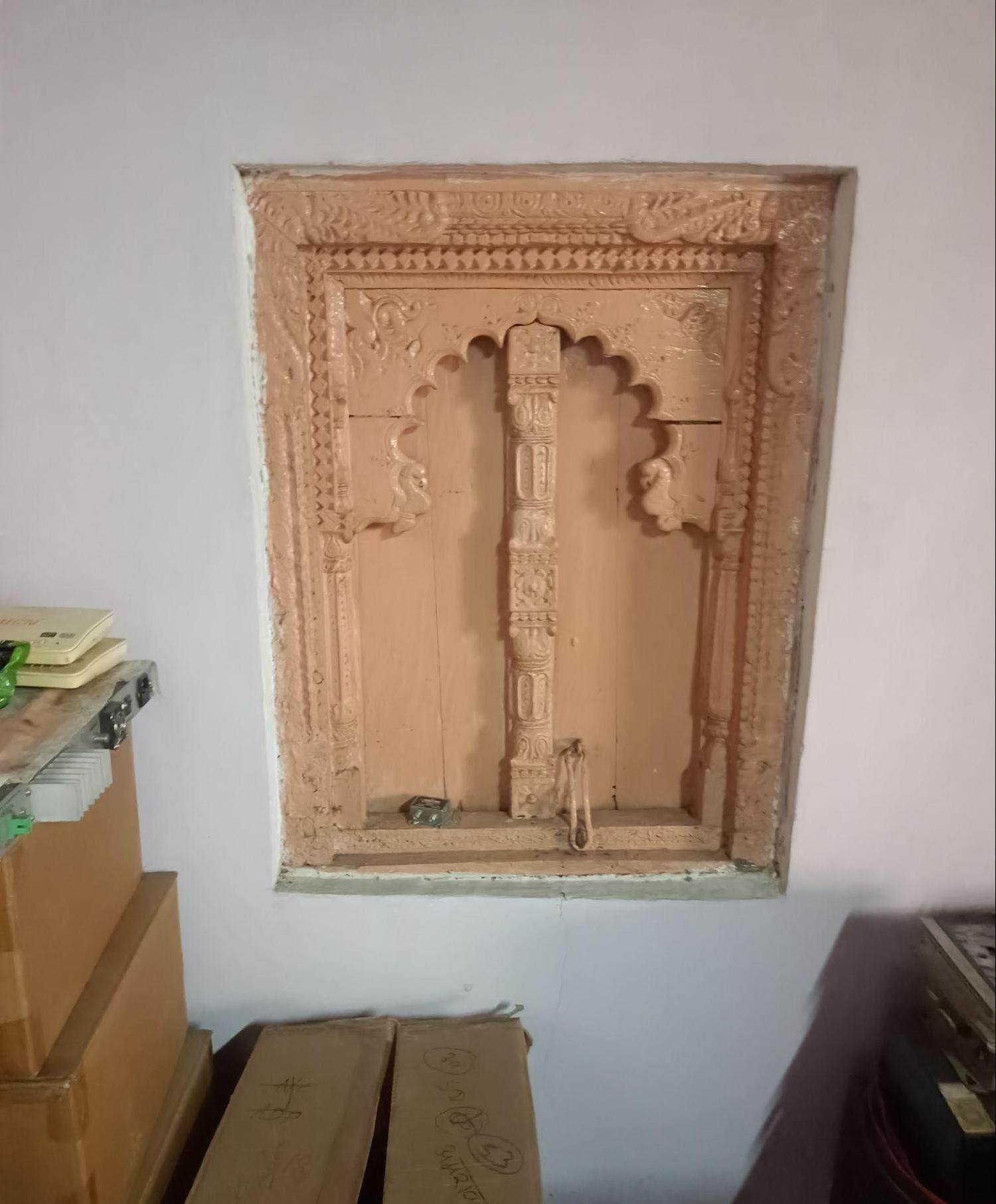 Some windows are enhanced with intricate designs, adding a unique touch to the space. (Source: CKA Archives)