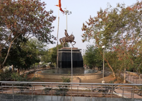 Shri Chhatrapati Shivajiraje Statue at Maltekdi (Source: CKA Archives)