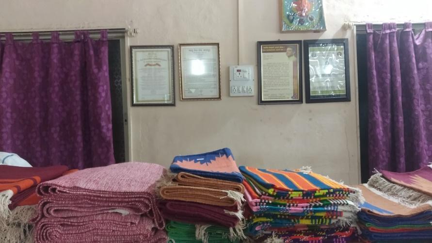 A display of handcrafted items made by Anandwan’s artisans. (Source: CKA Archives)