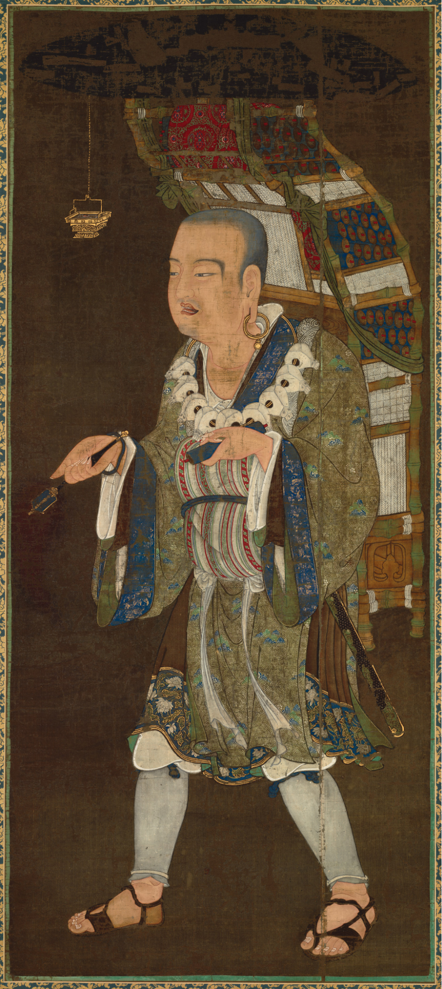 Hiuen Tsang (Xuanzang), the 7th-century Chinese Buddhist pilgrim, whose travel accounts offer the earliest literary reference to the Chandrapur region through his visit to the Kosala kingdom in 639 CE.