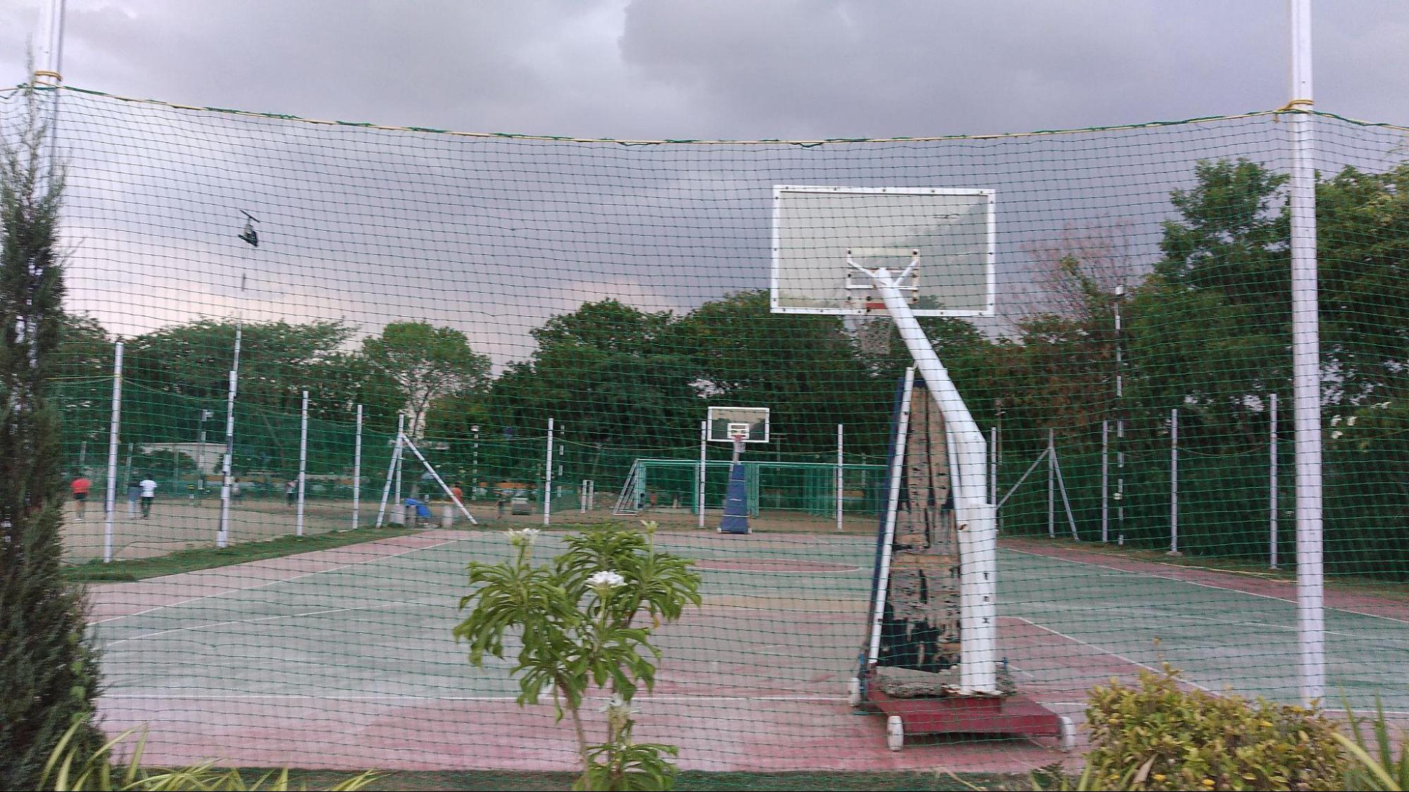 The Anandvan Basketball Ground is located in Anandwan, a community rehabilitation center founded by Baba Amte.(Source: CKA Archives).