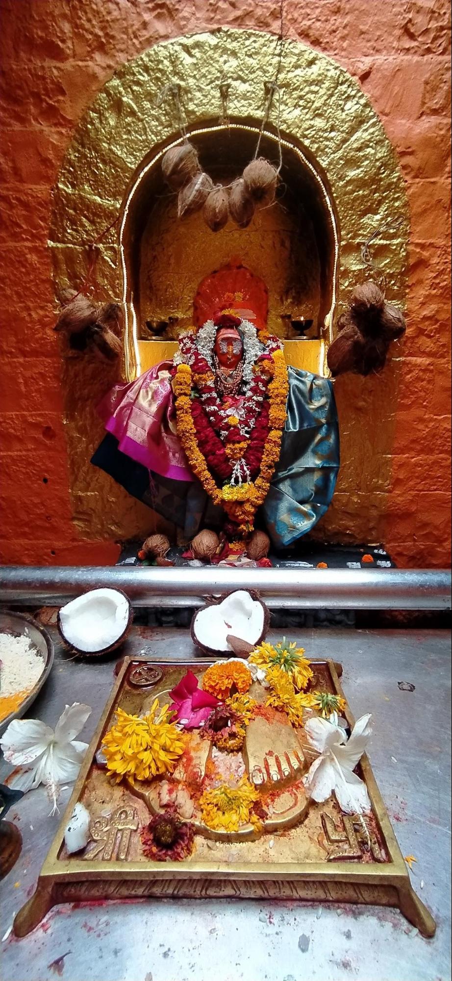 Hatla Devi of the Hatla Devi Mandir, Khanapur, Dharashiv. (Source: CKA Archives)
