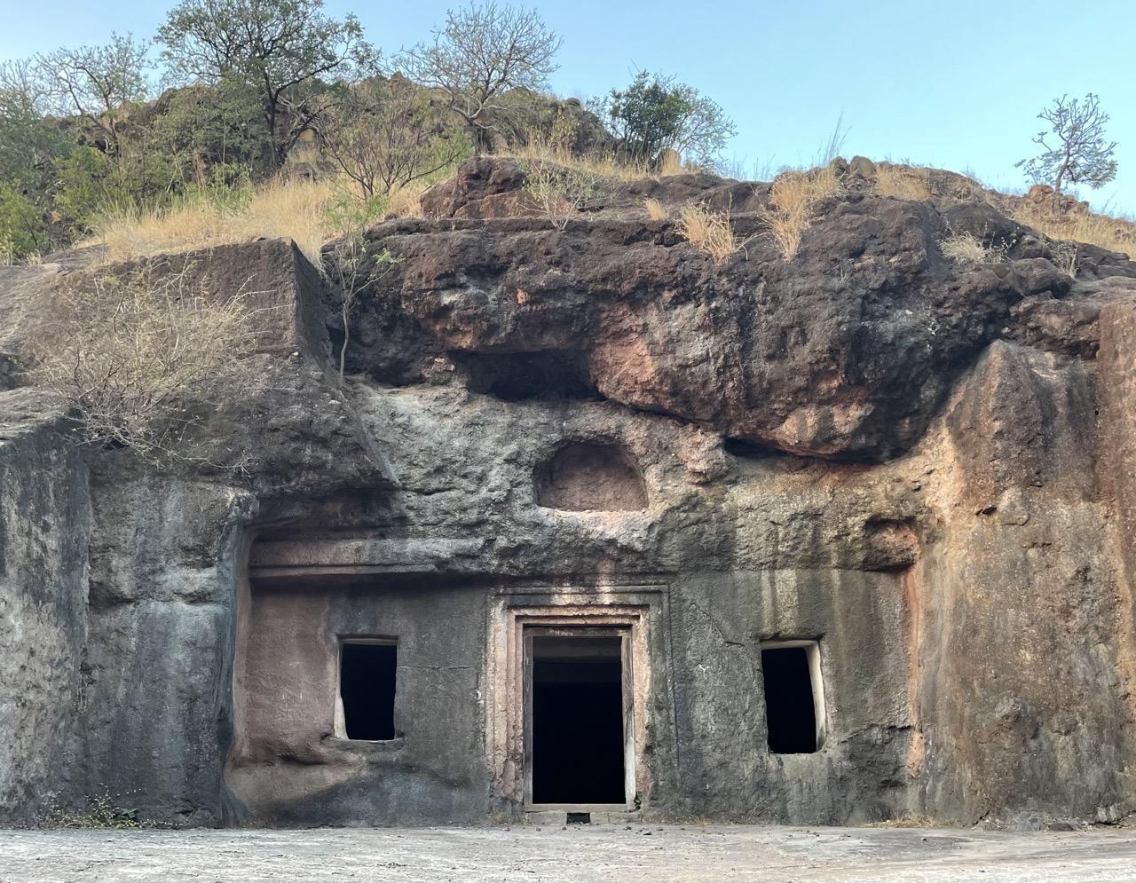 The Dharashiv Caves, carved into basalt rock near Dharashiv city, date back to the 5th–10th centuries CE and reflect a layered history of Buddhist, Jain, and Hindu religious use. (Source: CKA Archives)