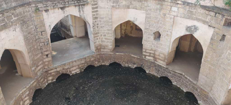 The fort has a small water source which is now contaminated. (Source: CKA Archives)