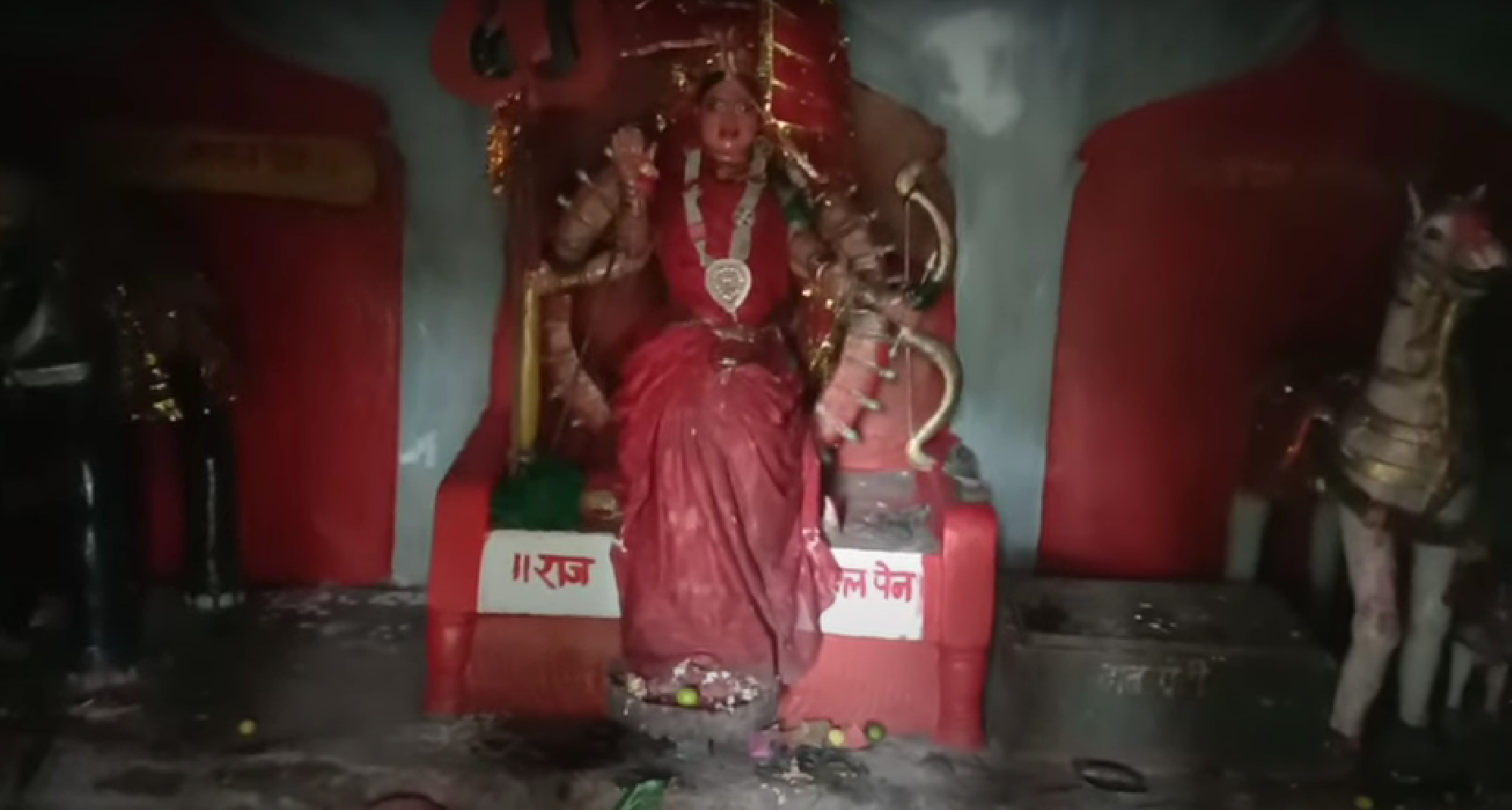 Inside the Matalpen Devi Mandir (Source: CKA Archives)