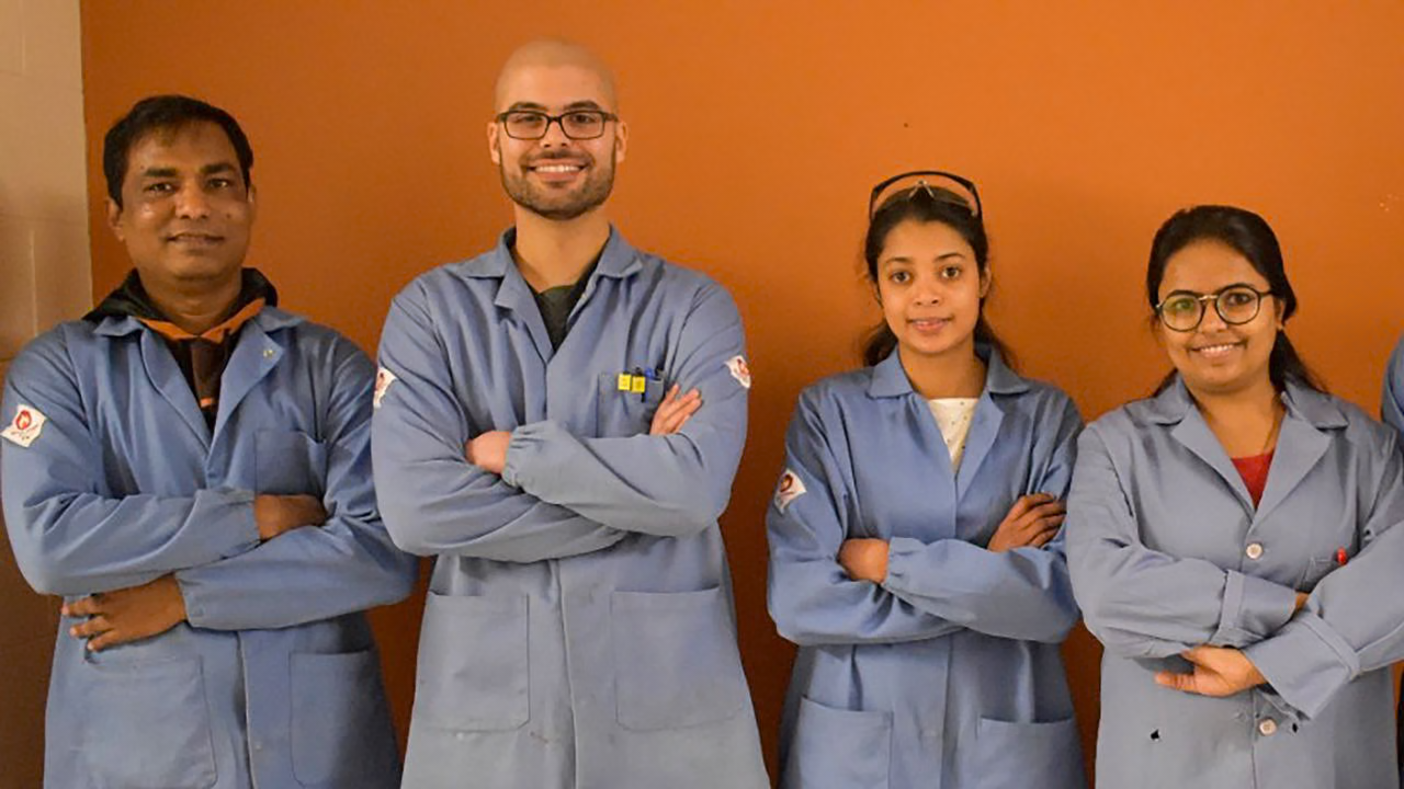 Bhaskar Halami (left)[1]