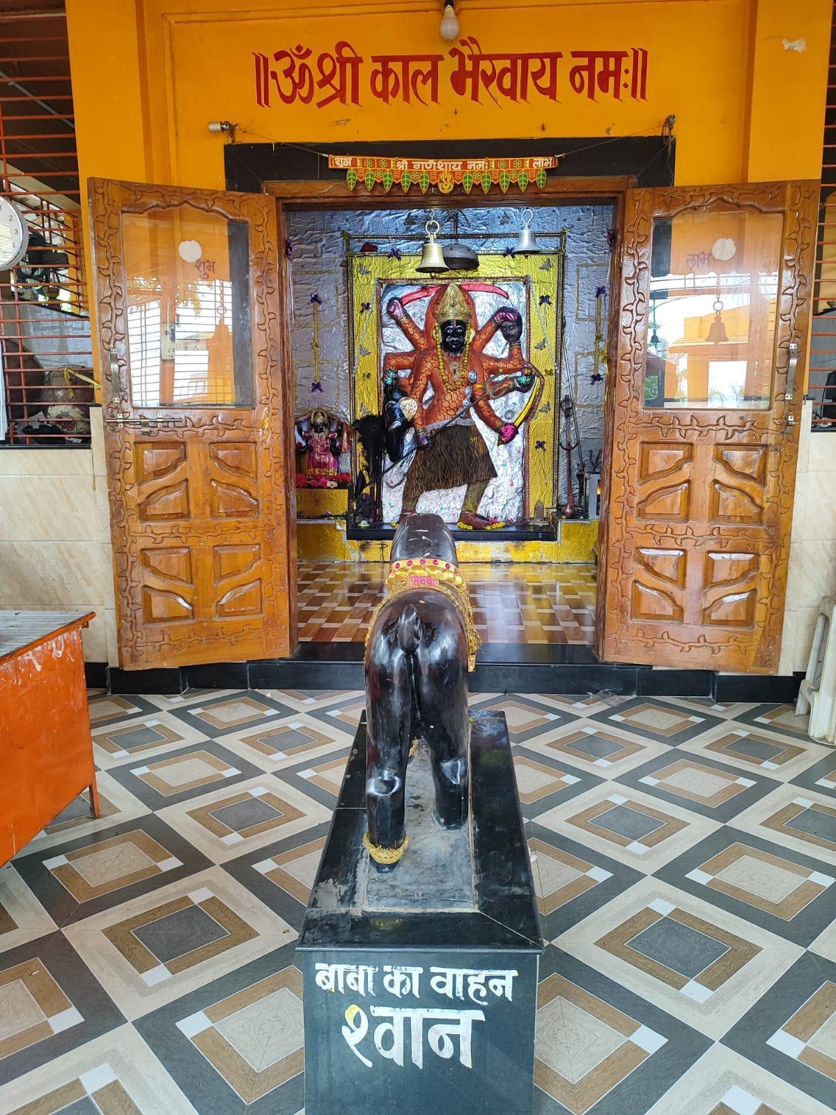 Inside the Shree Kal Bhairav Mandir in Chandanitola (Source: CKA Archives)