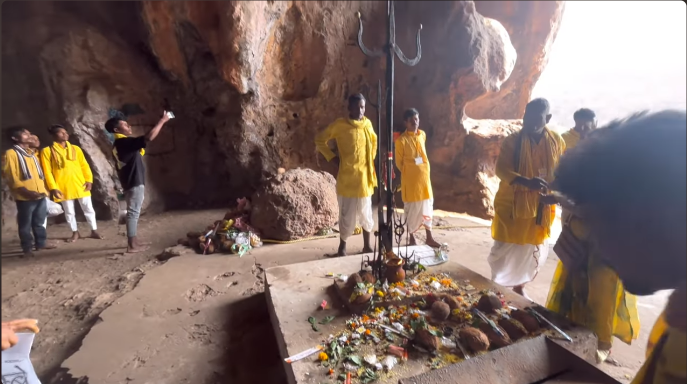 Puja sthan at Kachargarh Yatra[2]