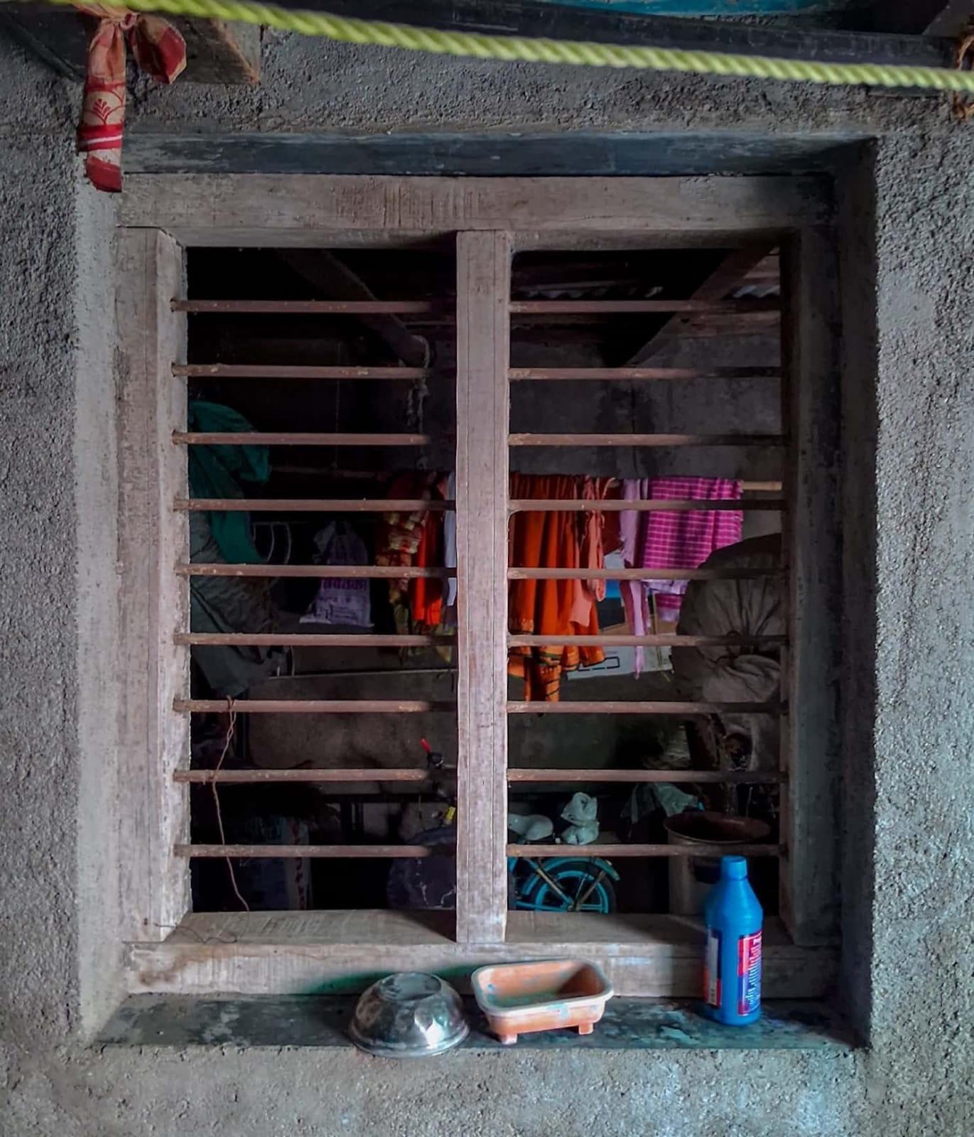 The windows in the house are made of wood and metal. (Source: CKA Archives)