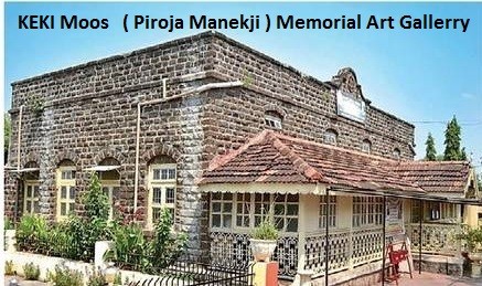 Built in a classic, colonial-style structure, the bungalow features a stone-enclosed façade lies the Keki Moos Art Gallery.[2]