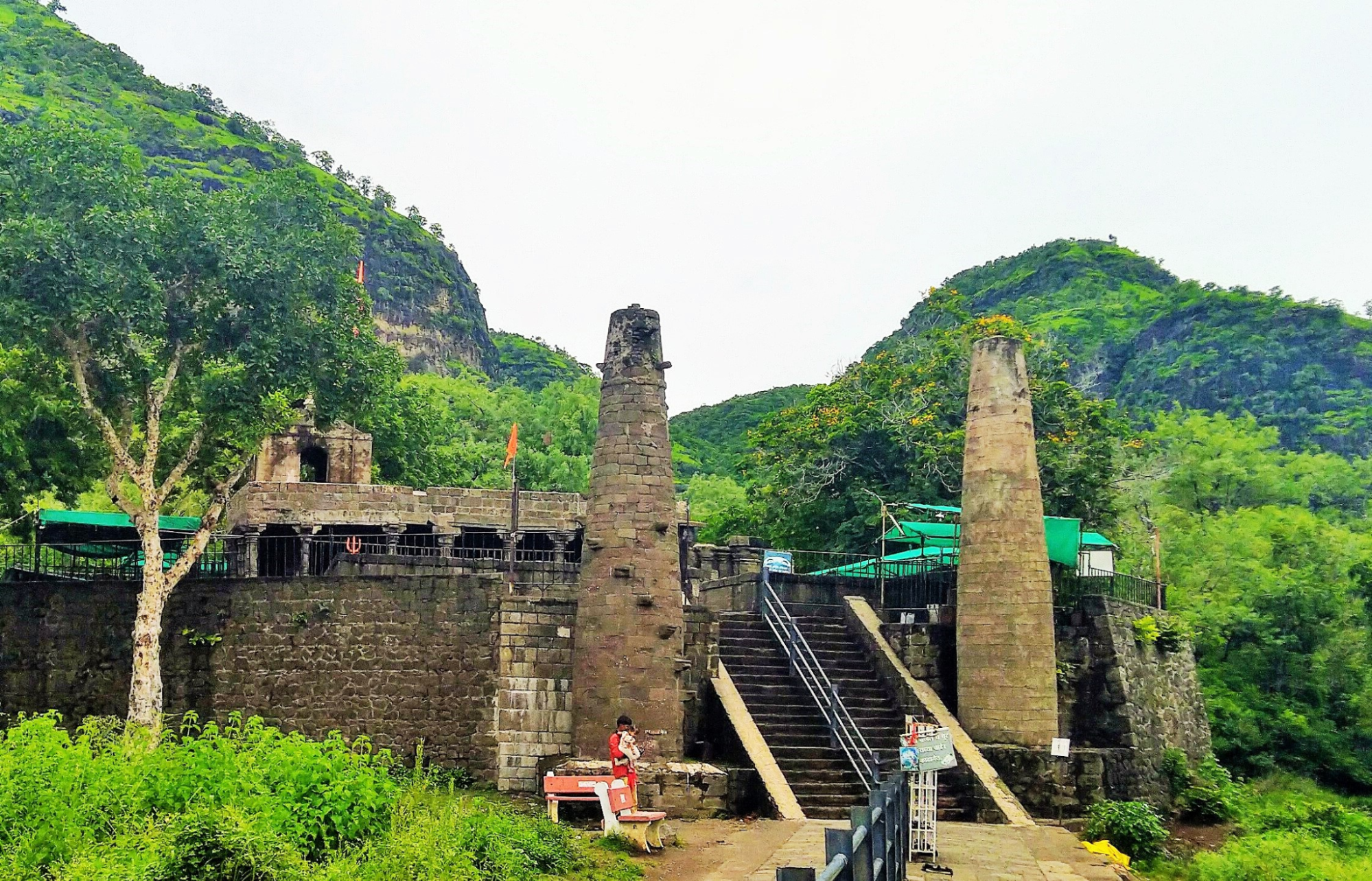 The Chandika Devi Mandir, also known as the Patna Devi Mandir, situated amidst the lush forests of the Gautala Autramghat Sanctuary in Jalgaon.[1]