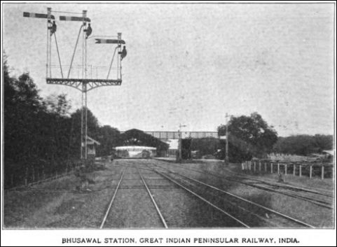 An archival image of Bhusawal Railway Station, the main railway hub of Jalgaon district and headquarters of the Bhusawal Division.
