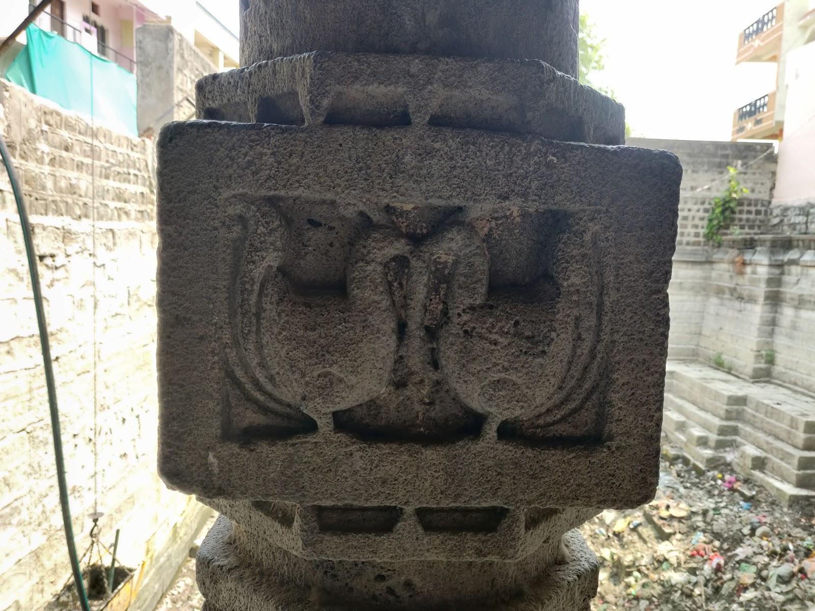 All the above pictures showcase the pillars adorned with intricate motifs of flowers, elephants, etc. (Source: CKA Archives)