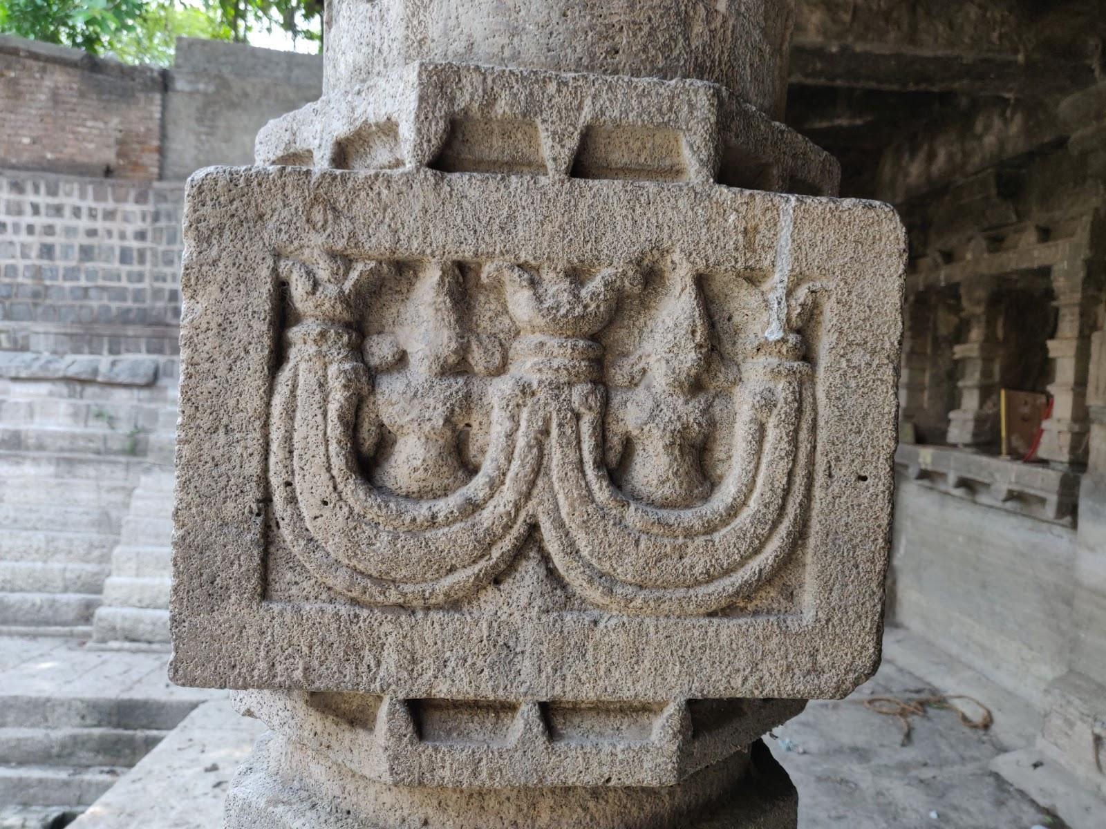 All the above pictures showcase the pillars adorned with intricate motifs of flowers, elephants, etc. (Source: CKA Archives)