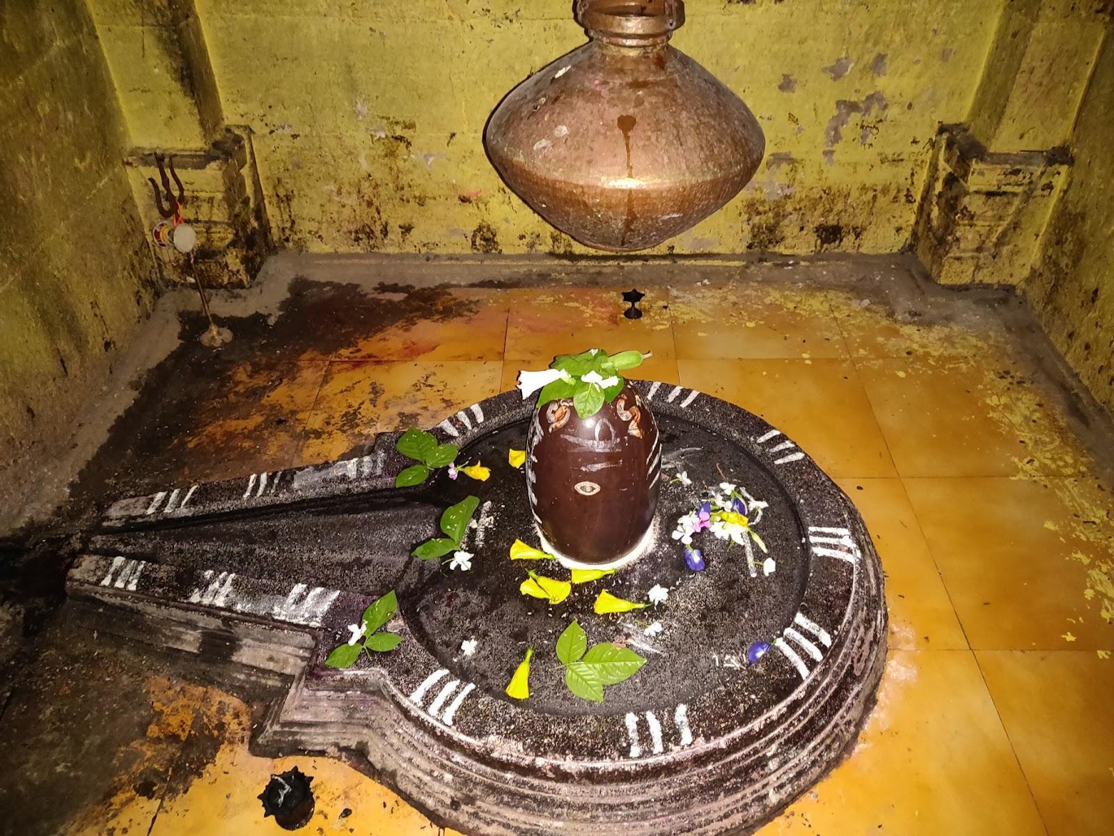 The Shivling inside the Sanctum of the Mandir (Source: CKA Archives)
