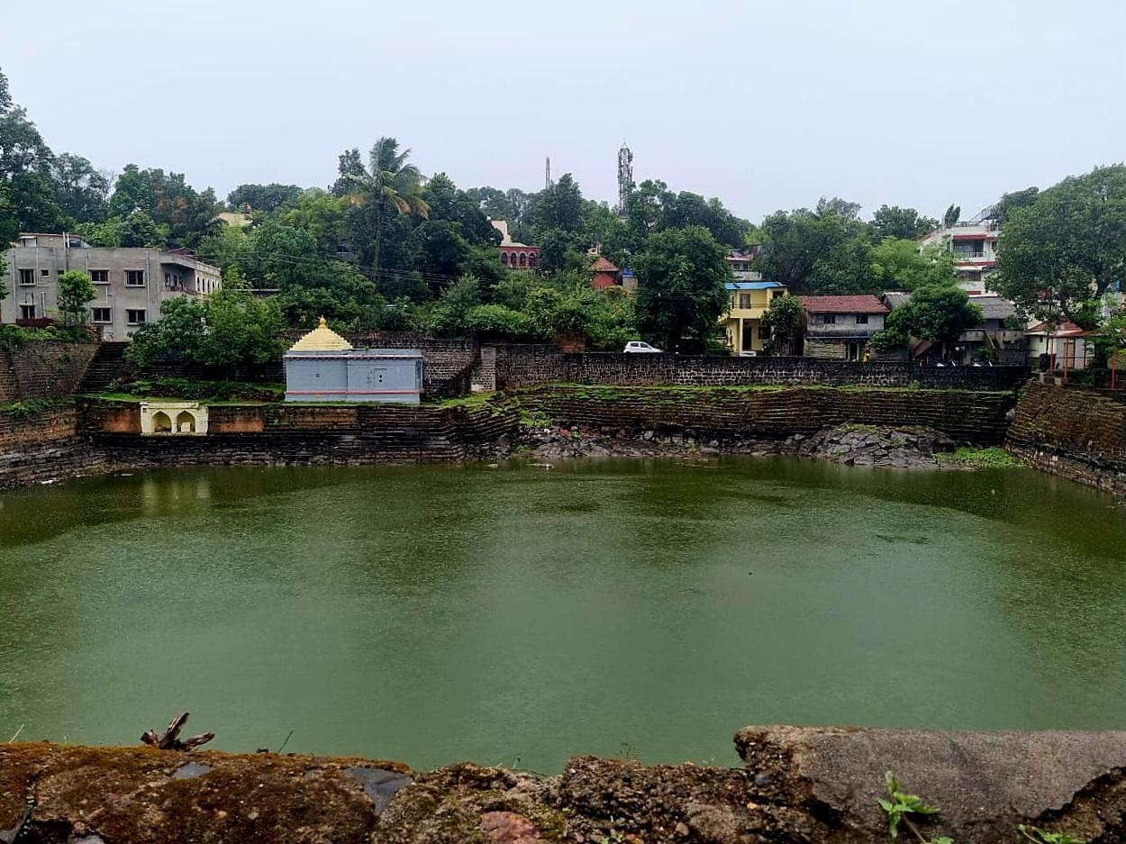 The historic mandir lying beside the serene Someshwar Lake.(Source: CKA Archives)