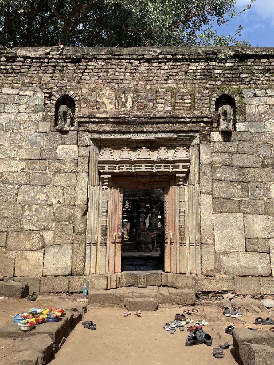 The intricate architecture at the entrance of the Kopeshwar Mandir. (Source: CKA Archives)