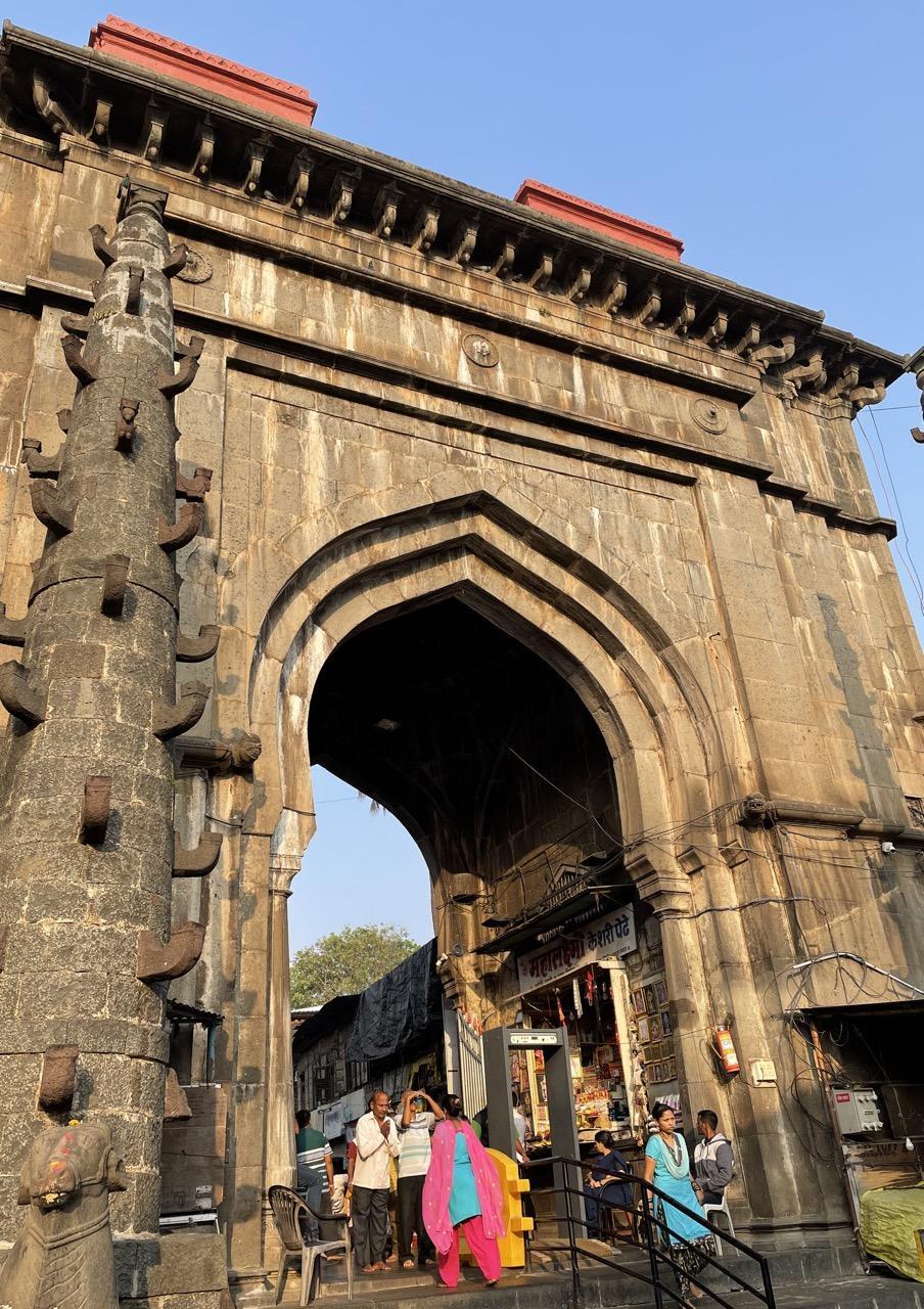The Mahadwar (main entrance) of the Mahalakshmi Mandir.(Source: CKA Archives)