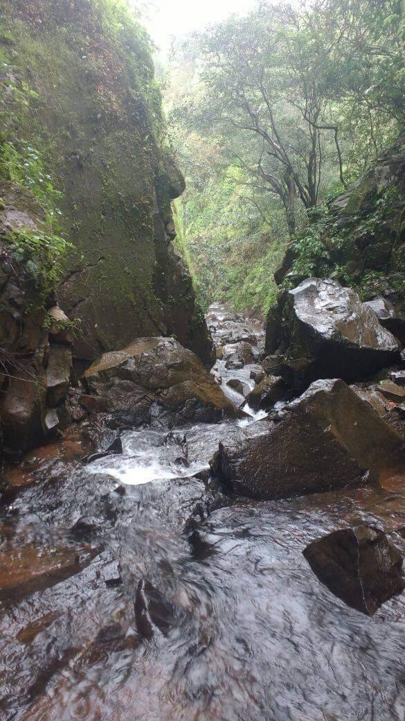 The stream at Pavankhind, quietly flowing through the rugged terrains where brave Maratha warriors once fought. (Source: CKA Archives)