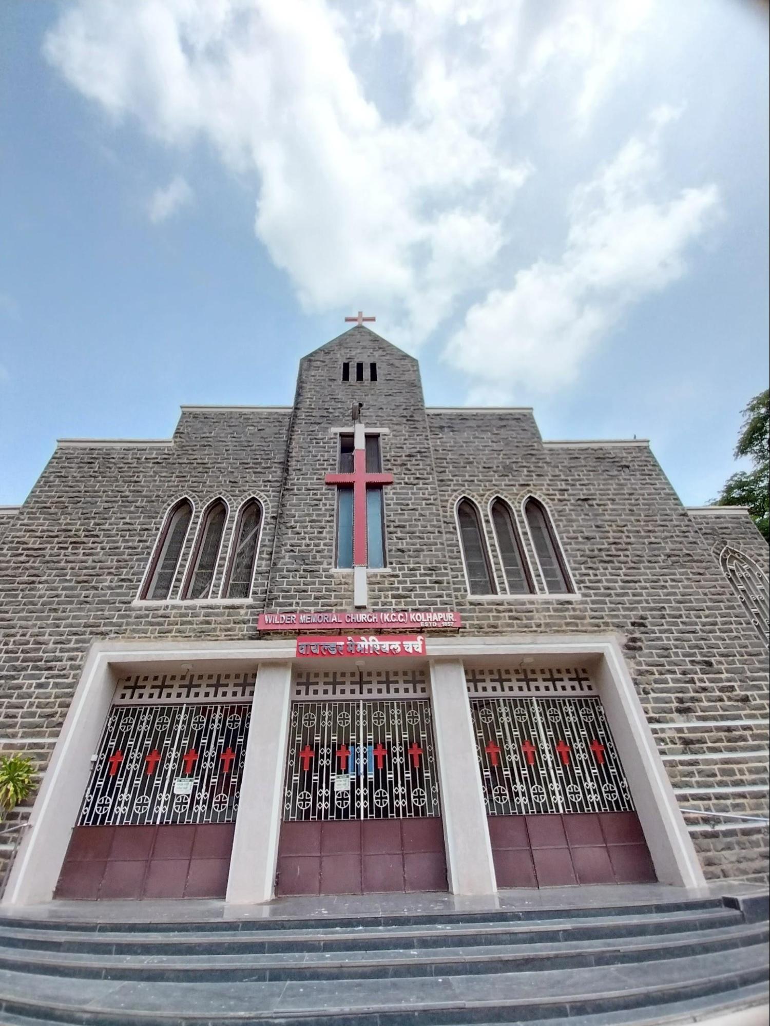 Wilder Memorial Church, Shahupuri, Kolhapur. (Source: CKA Archives)
