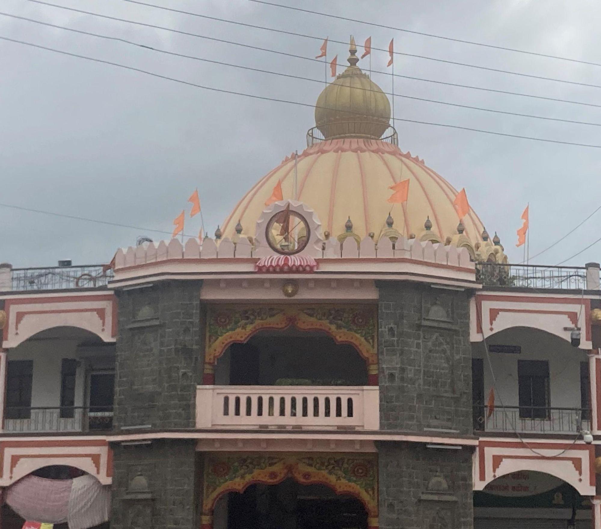 Dome of the Jagdamba Mandir.The structure is part of Latur’s central Ganj Golai market. (Source: CKA Archives)
