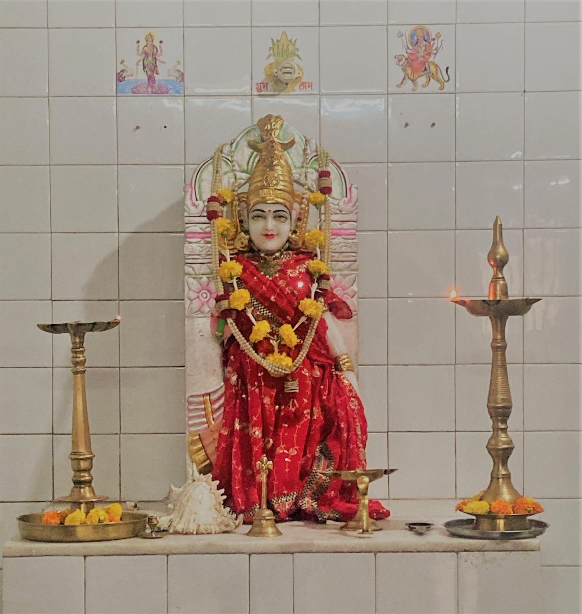 Kanika Devi of the Nagareshwar Mandir, Latur.The Devi is worshipped as a divine protector by the Vaishya Samaj. (Source: CKA Archives)