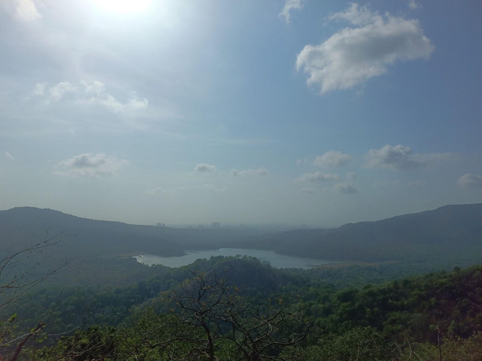 View of Tulsi Lake from the third peak of Sanjay Gandhi National Park’s eastern section, a point now restricted to public access. (Source: Vignesh Jaiswal)
