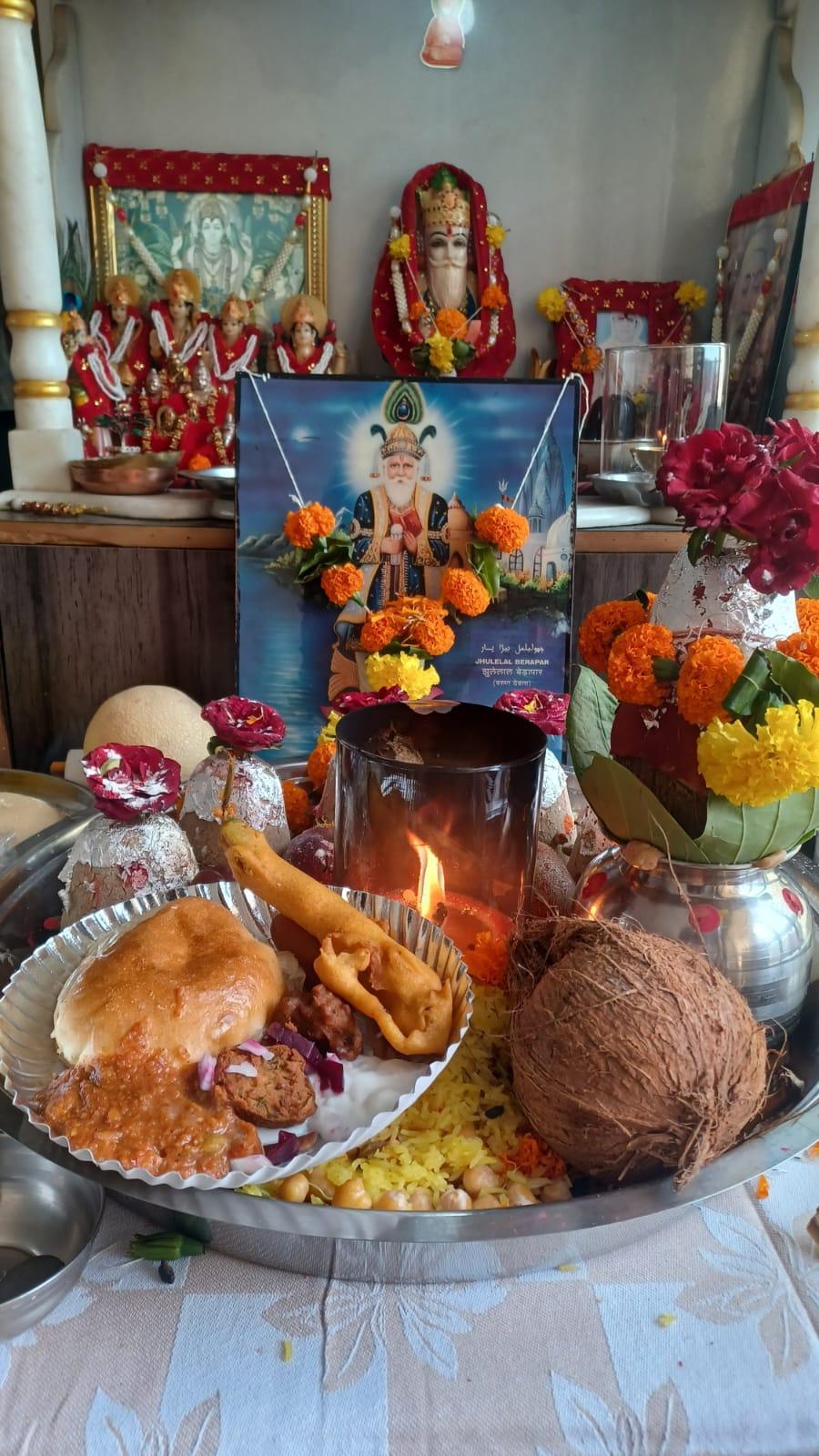 Beherana sahib thalis prepared at home(Source CKA Archives)