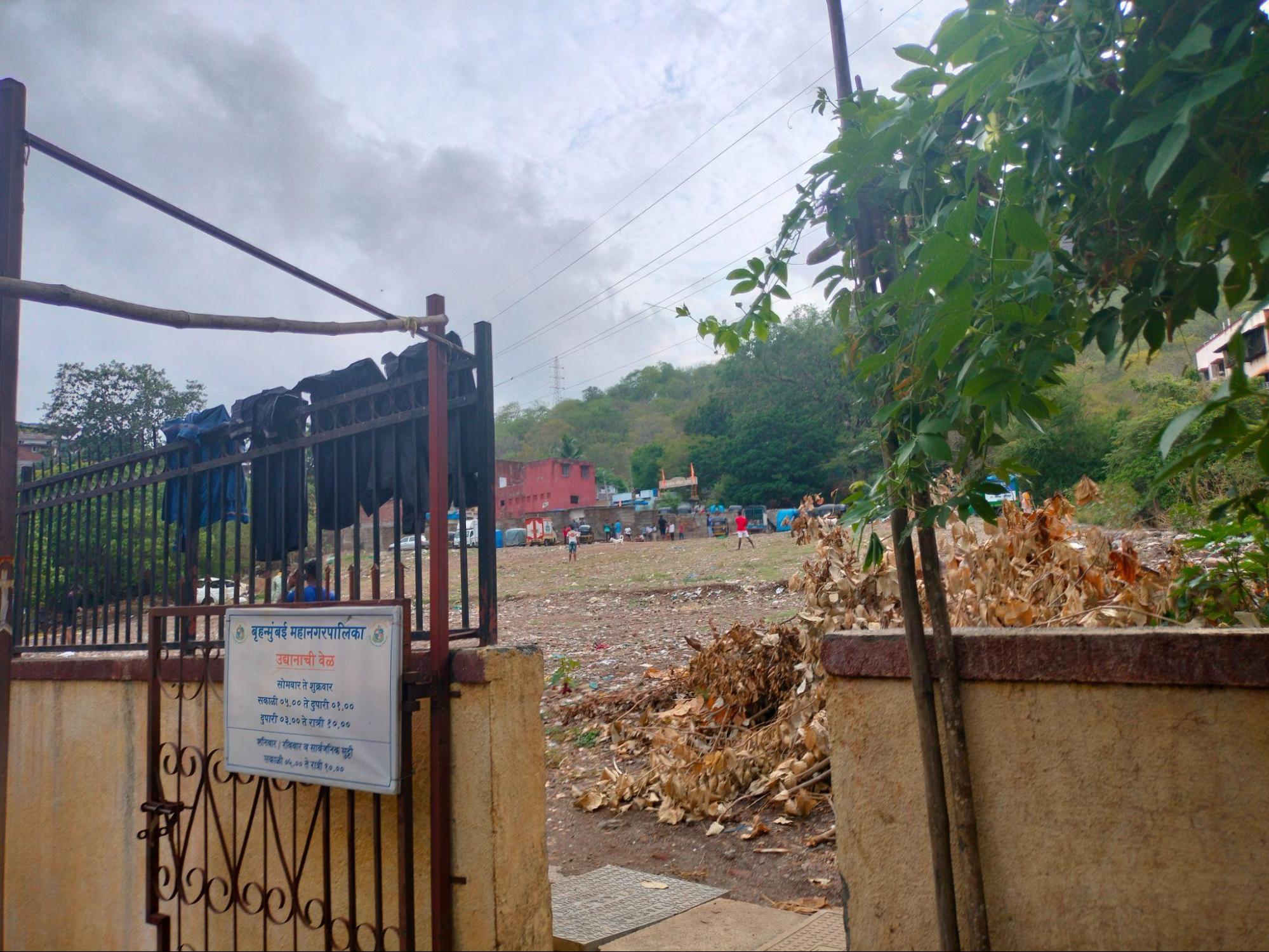 The ground the festival is celebrated on in Hanuman Pada, Mulund West (Source CKA Archives)