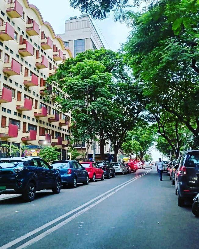 A view of the building along Pandit Shobhnath Mishra Marg. Source: CKA Archives