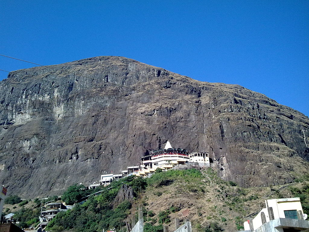 The Saptashrungi Mandir is situated atop the Saptashrungi Gad.[14]