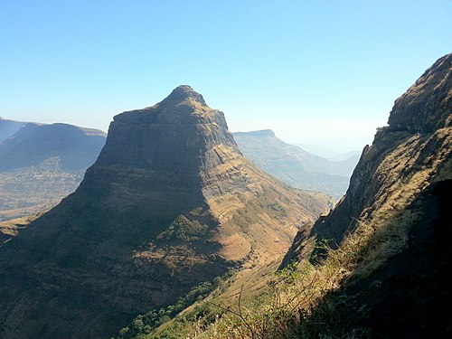 Salota Fort as seen from Salher fort.