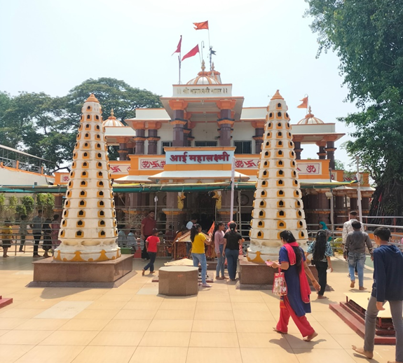 An exterior view of the Mahalakshmi Mandir at Dahanu, Palghar. (Source: CKA Archives)