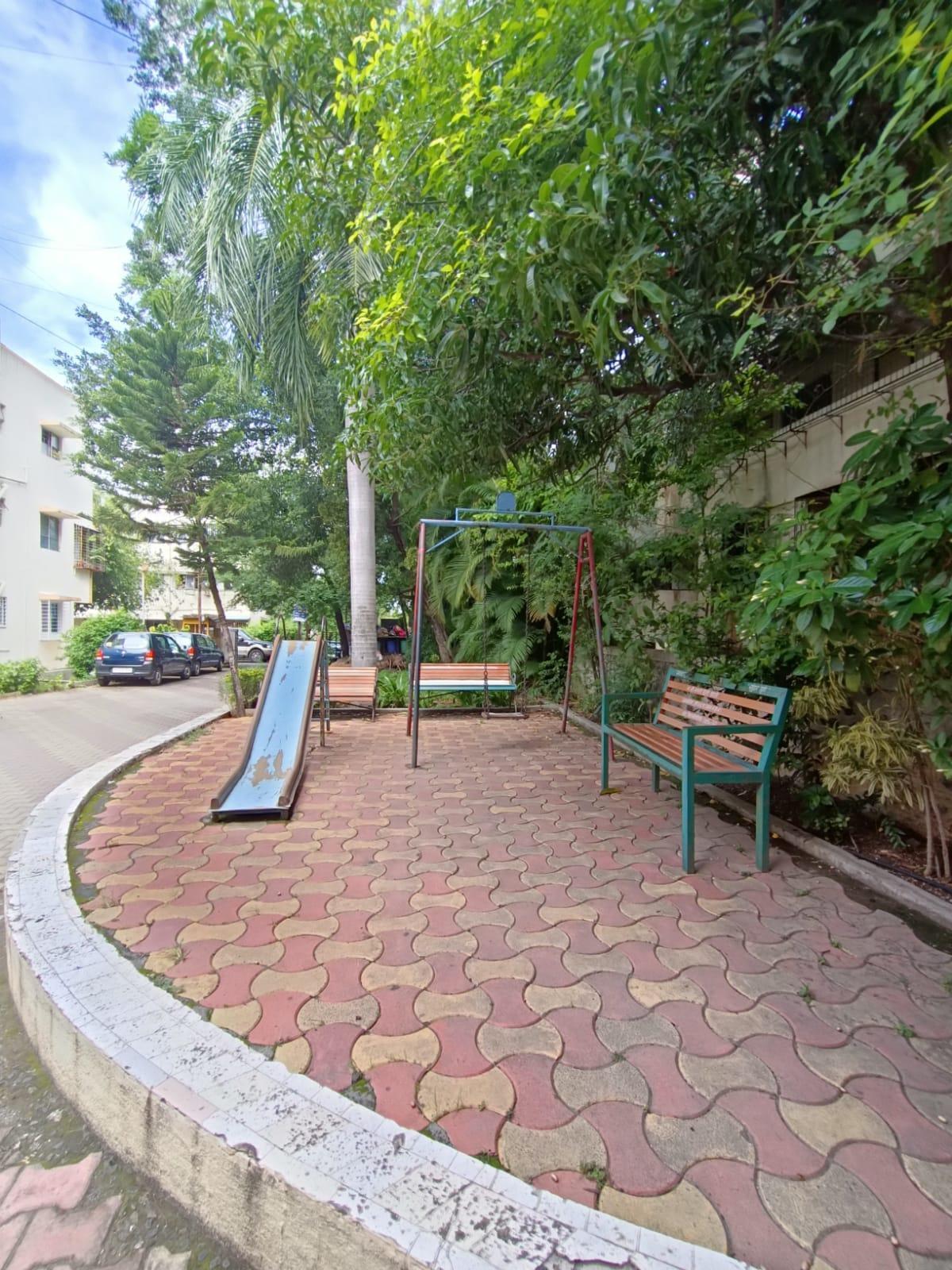 Common space near the entry to the residential society serving as a space for social interaction. (Source: CKA Archives)