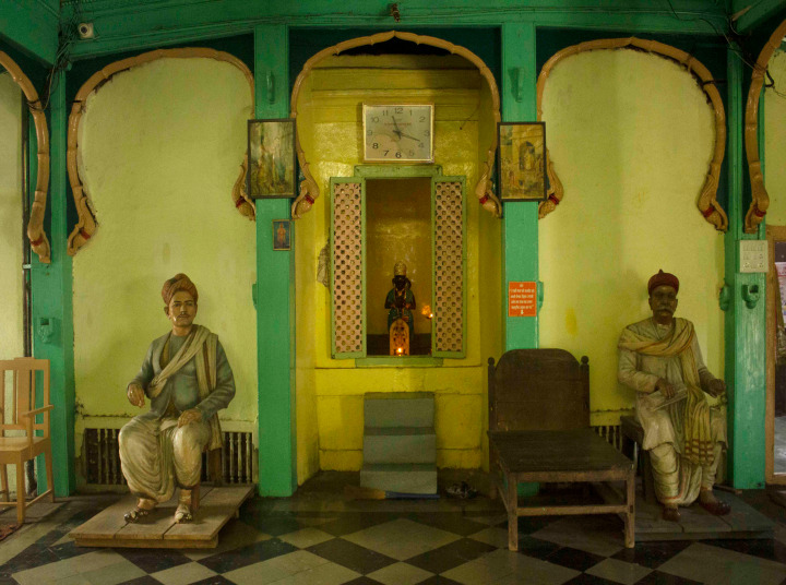 Devasthaninside the Ram Mandir, Shukrawar Peth, Pune.[1]