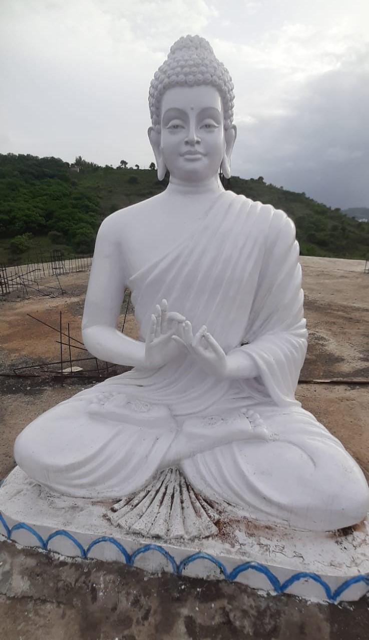 Front view of the Buddha Statue. (Source: CKA Archives)