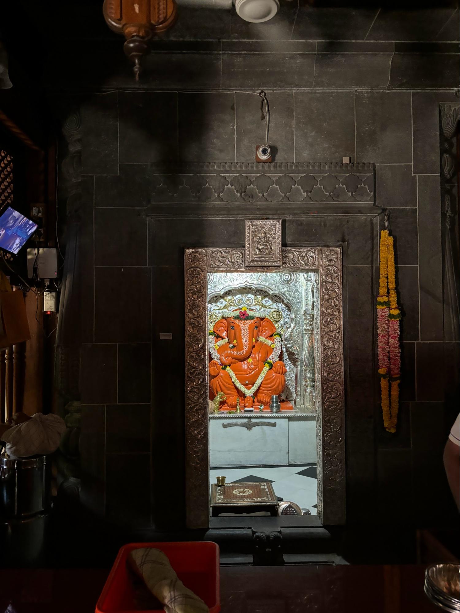 Ganpati of the Gundacha Ganpati Mandir, Kasba Peth, Pune. (Source: CKA Archives)