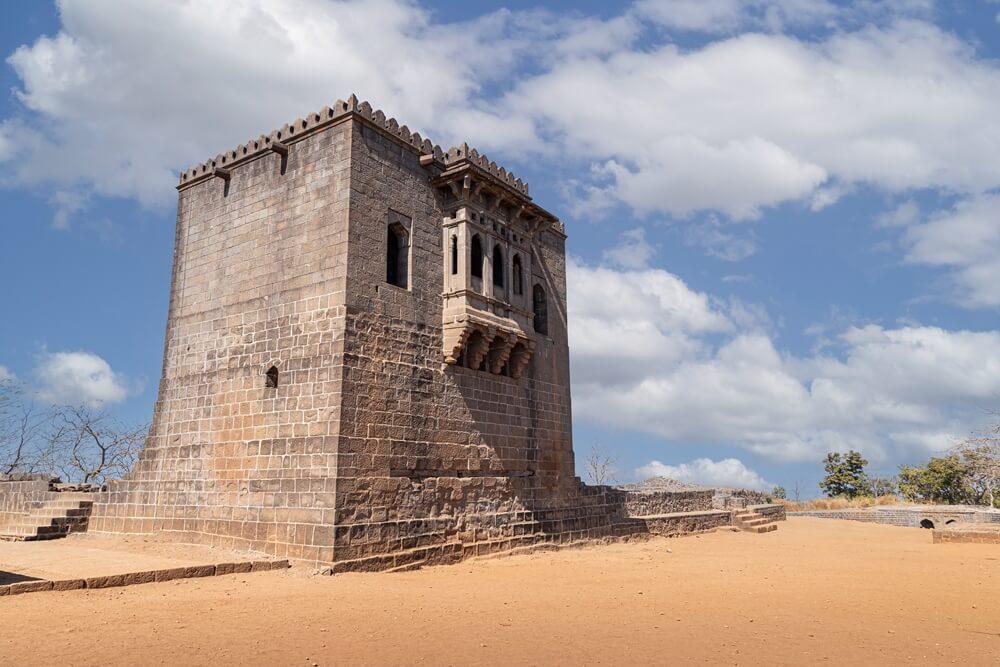 Jijabai’s palace within Shivneri Fort where Shivaji Maharaj was born.[76]