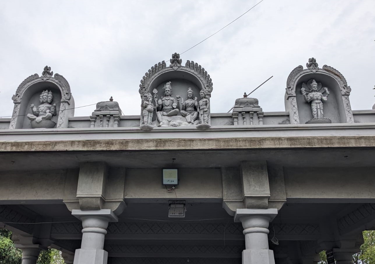 White sculpturing on the Tukai Mata Mandir, Baner. (Source: CKA Archives)