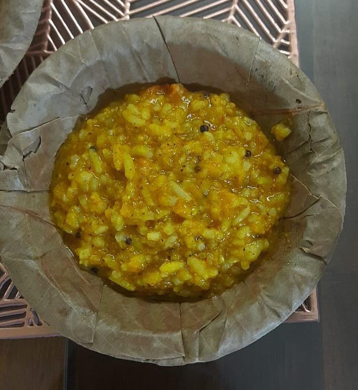 Rice Prasad at the Balaji Mandir (Source: CKA Archives)