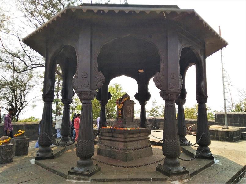 The Samadhi of Tanaji Malusare at Sinhagad