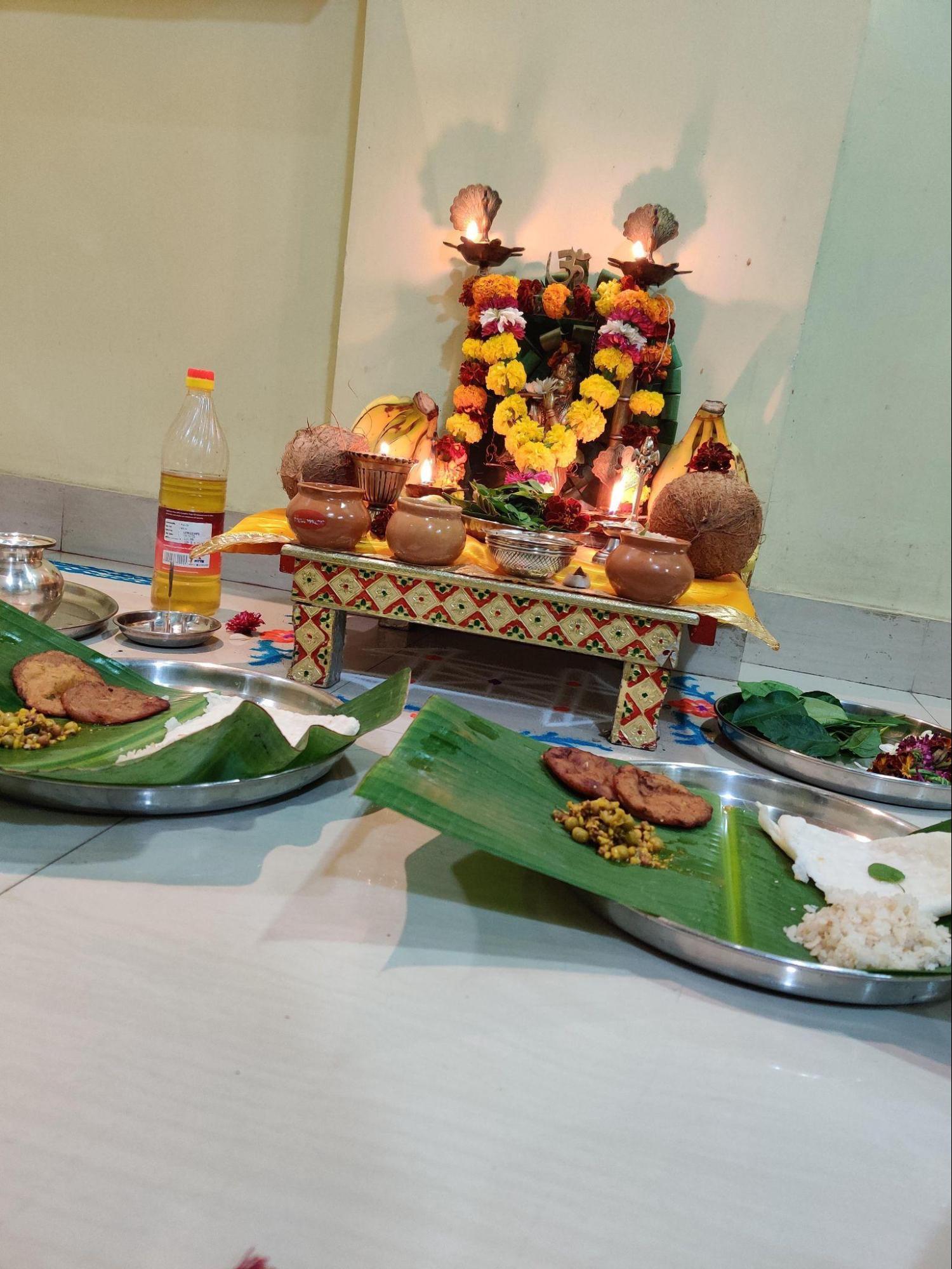 Puja Set up for Janamashtmi(Source: CKA Archives)