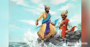 Shivaji Maharaj and Maynak Bhandari[3]
