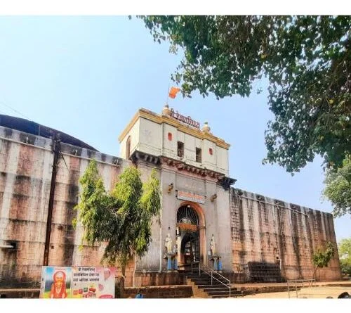Entrance to the Revansiddha Mandir, in Renavi, Sangli district.[2]